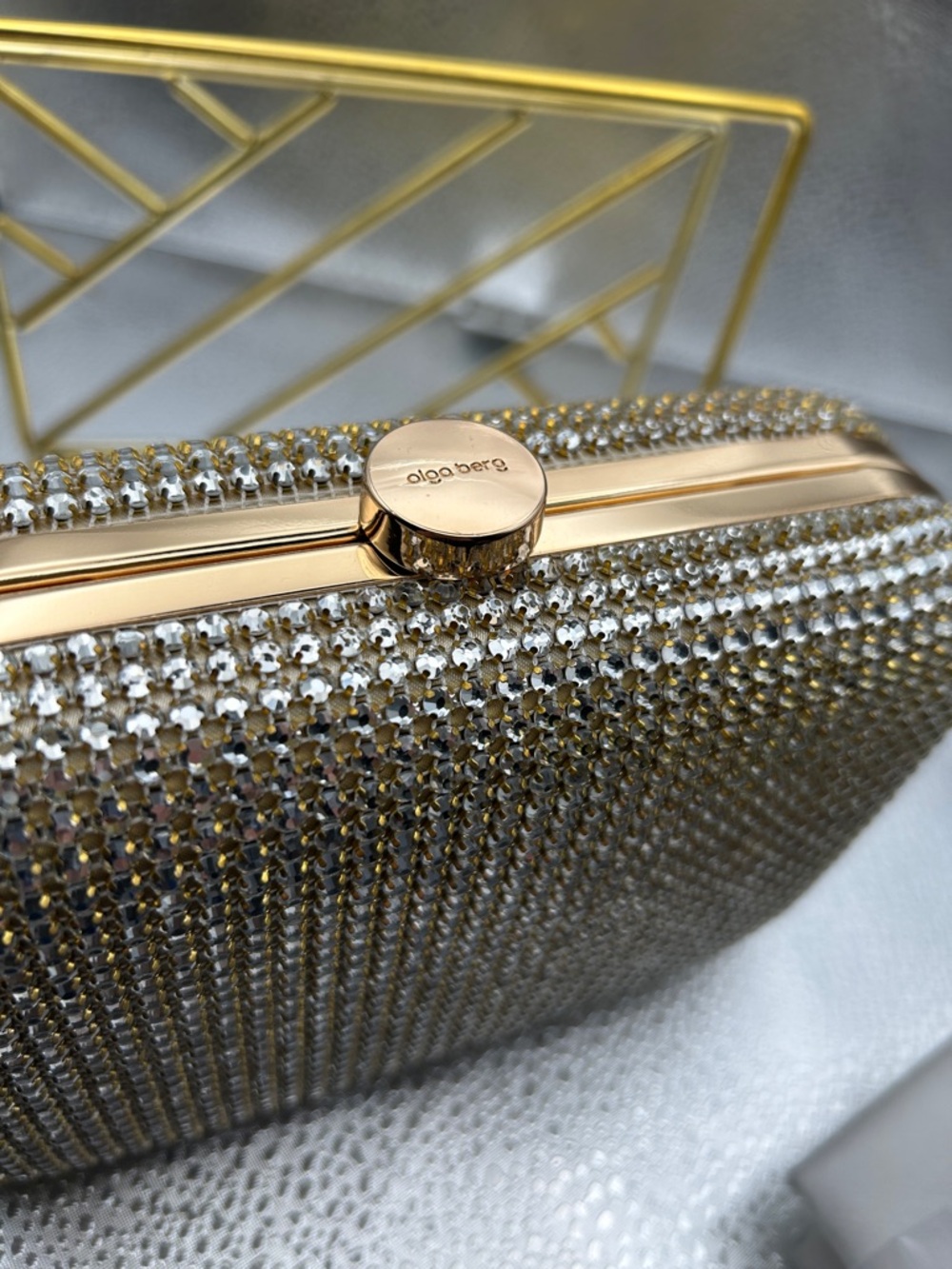 Olga Berg Rae Crystal Frame Clutch - Picture 5 of 9